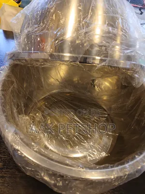 Metal Bowl and Water for Dogs