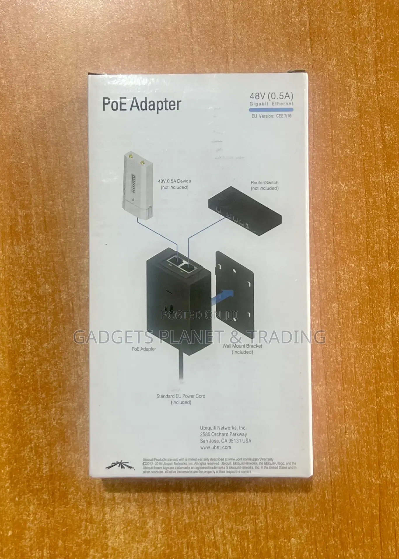 Ubiquiti Poe Adapter 48v (0.5a) Eu Version