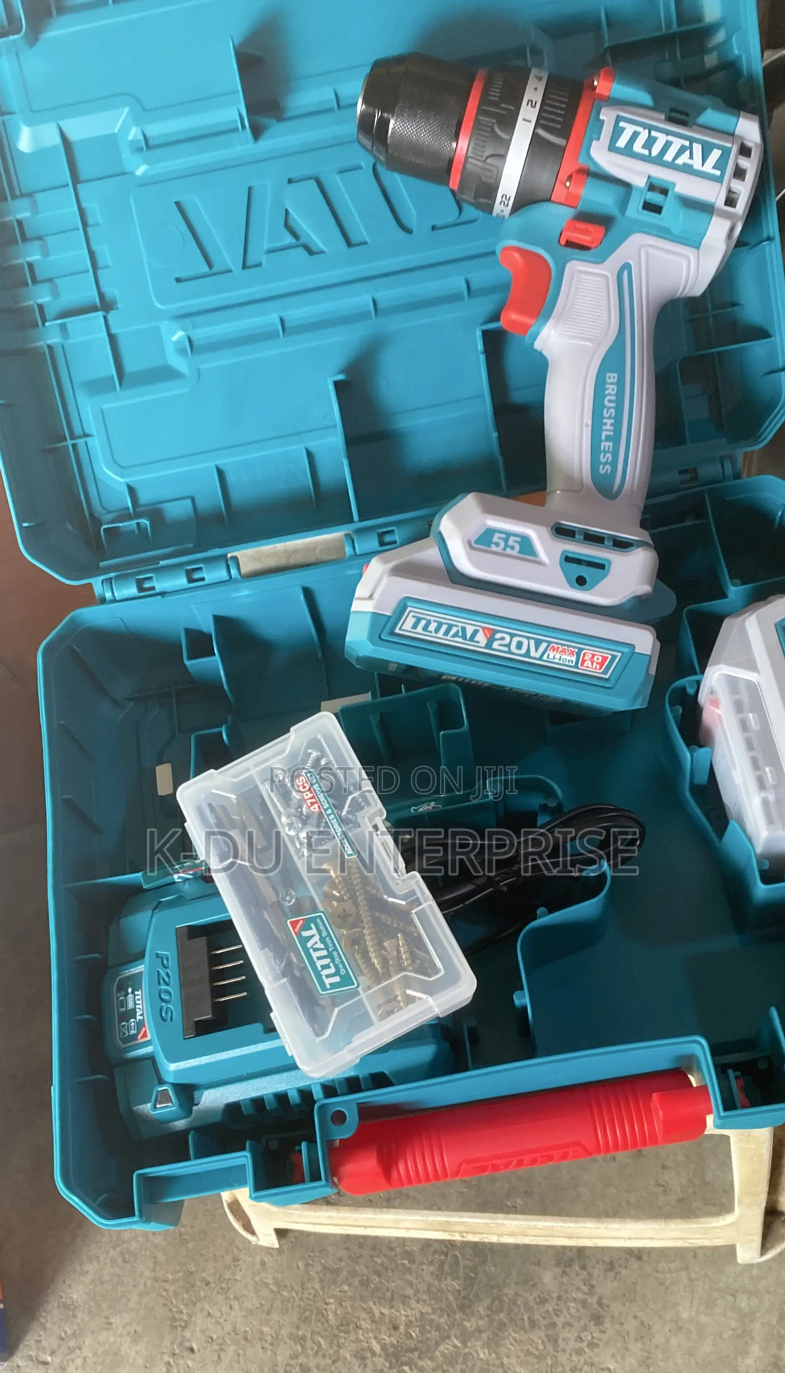 Total Compact Brushless Drill 20v