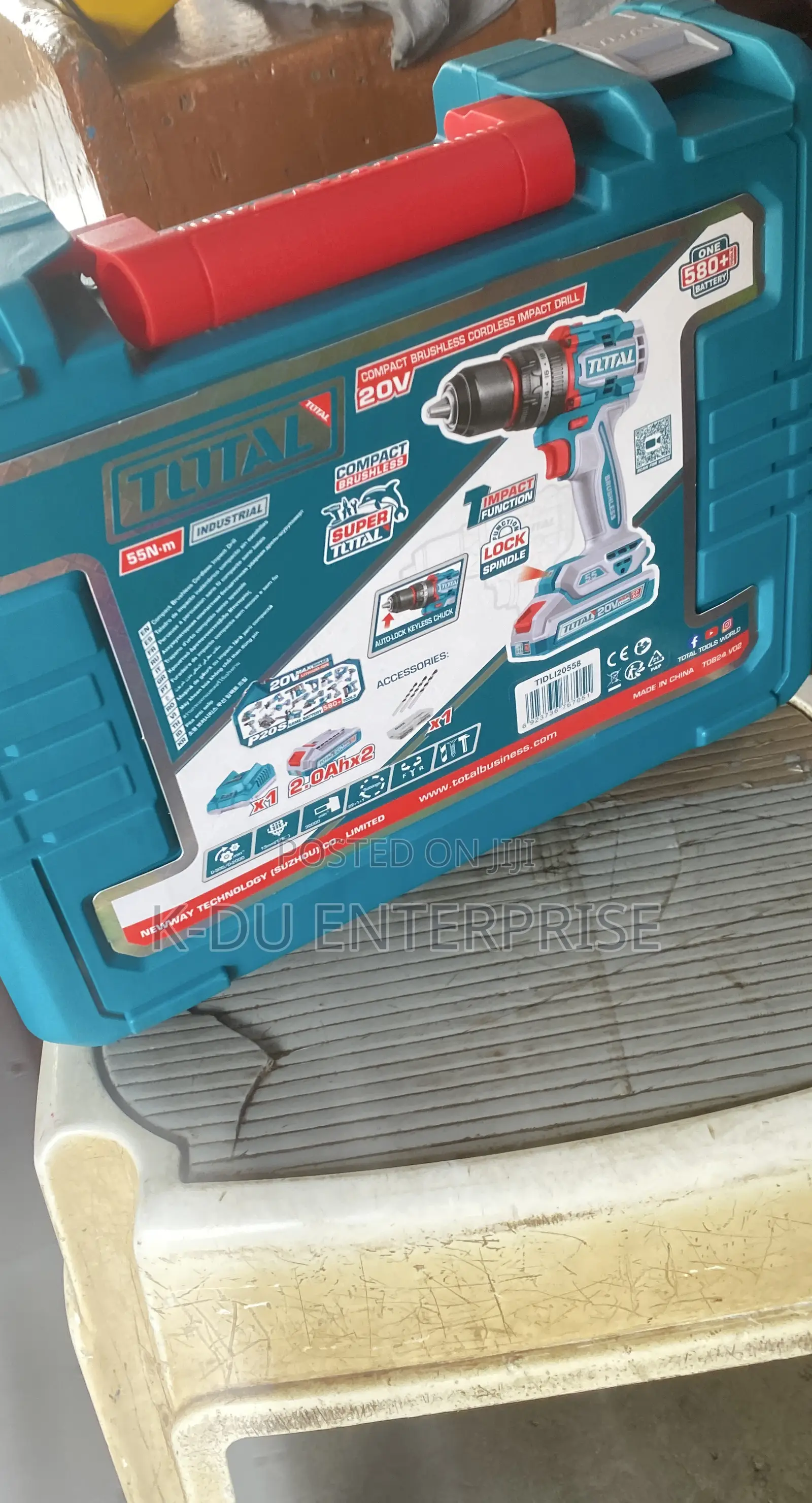Total Compact Brushless Drill 20v