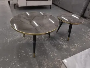 Dark Gray Nesting Coffee Table Set