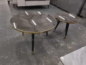 Dark Gray Nesting Coffee Table Set