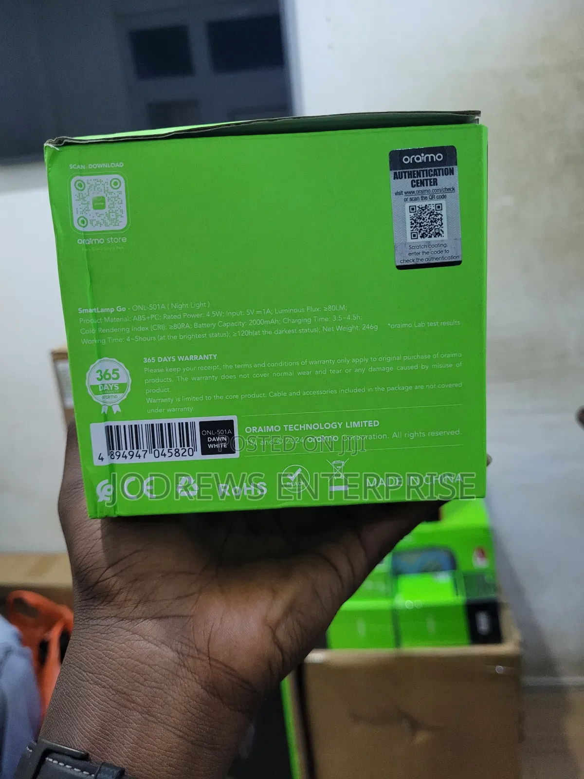Oraimo Smartlamp Go 4.5w Rgb Night Light