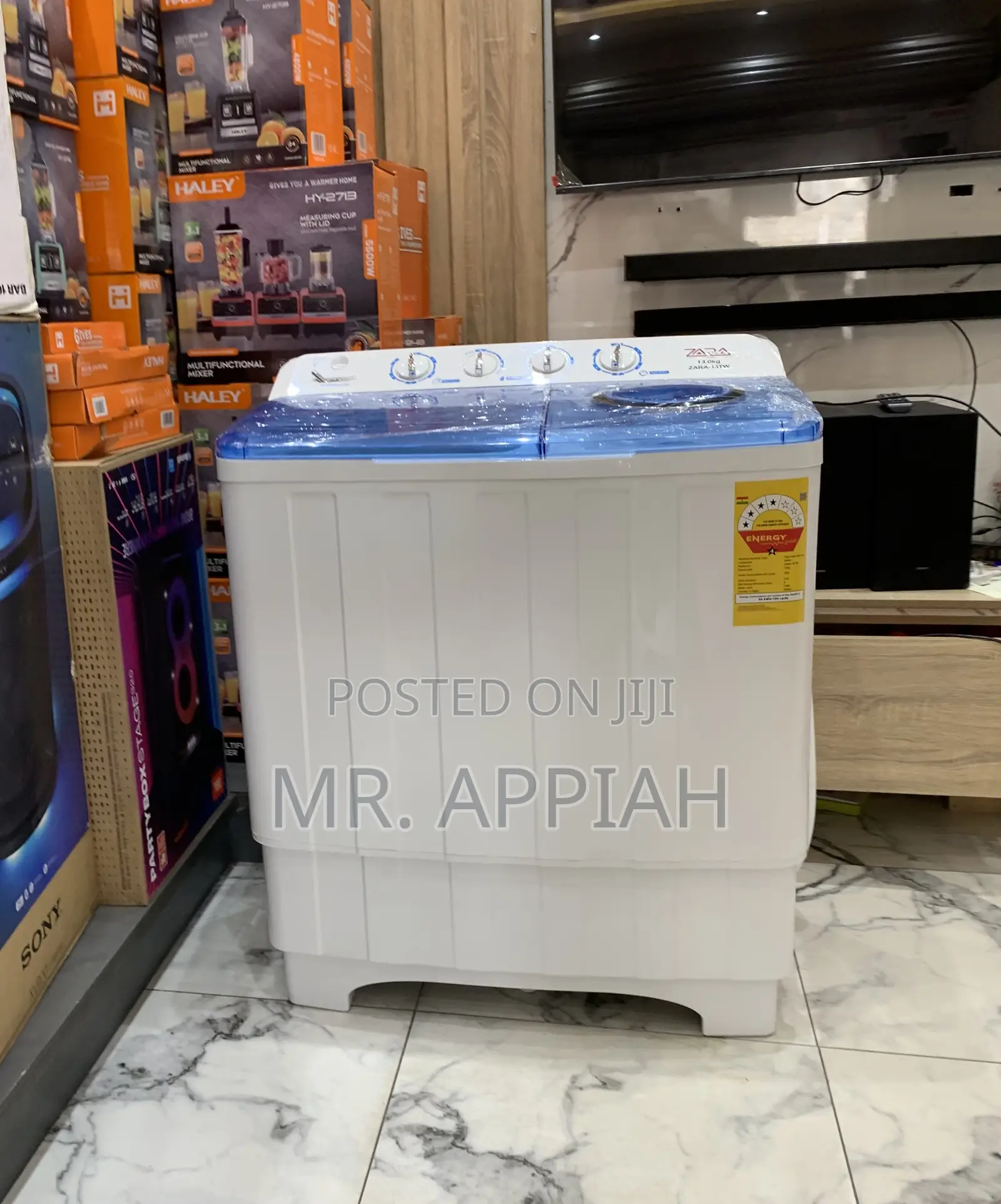 Longest Time Zara 13kg Spin Dry Electric Washing Machine(Semi-Auto)