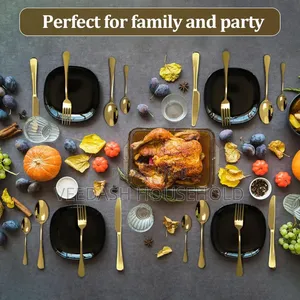 Gold 24 PCS Cutlery Gift Set