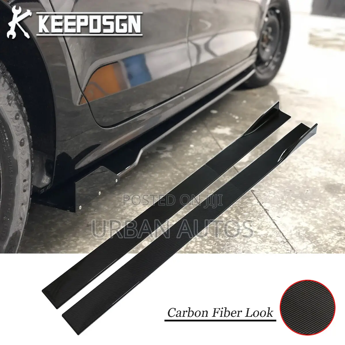 Carbon Fiber Side for F30 C300 Accord Camry Audi Civic Ca