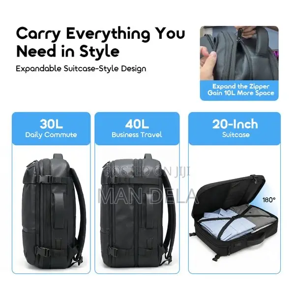 Oraimo Spacefolw Spacious Waterproof Backpack