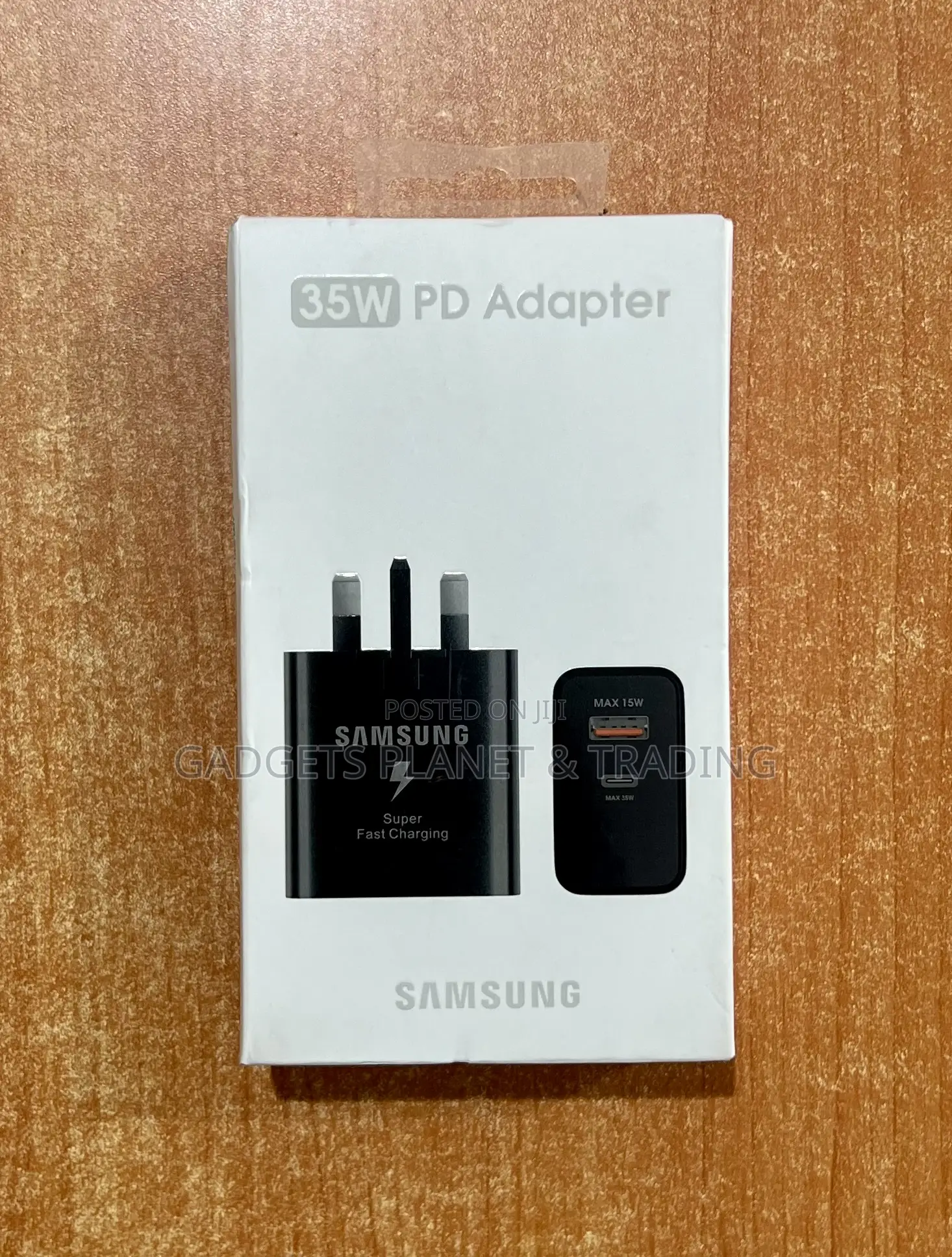 35w Power Adapter Duo Black Dual Ports Super Fast Charging