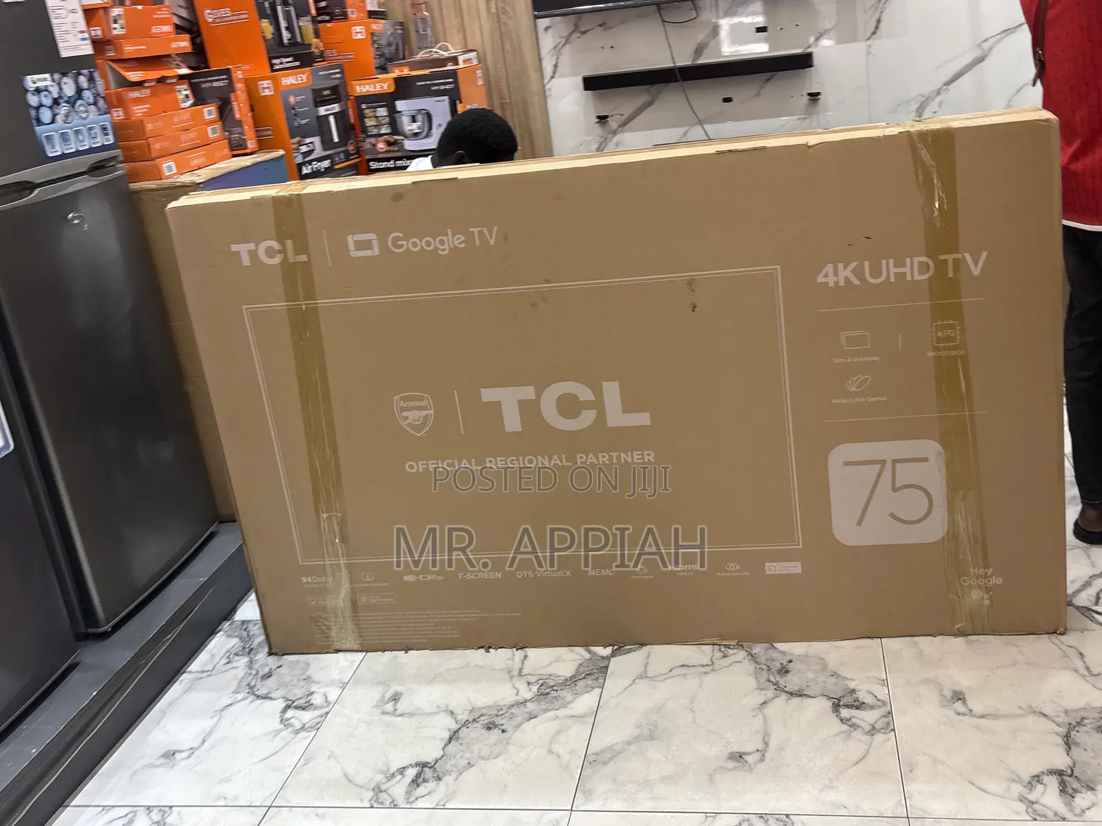 Order TCL 75 Inch Uhd Smart Screen Television(Black) 