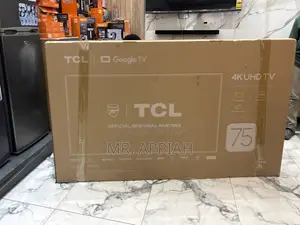 Order Original TCL 75” Uhd Smart Screen Television(Black)2024 Model