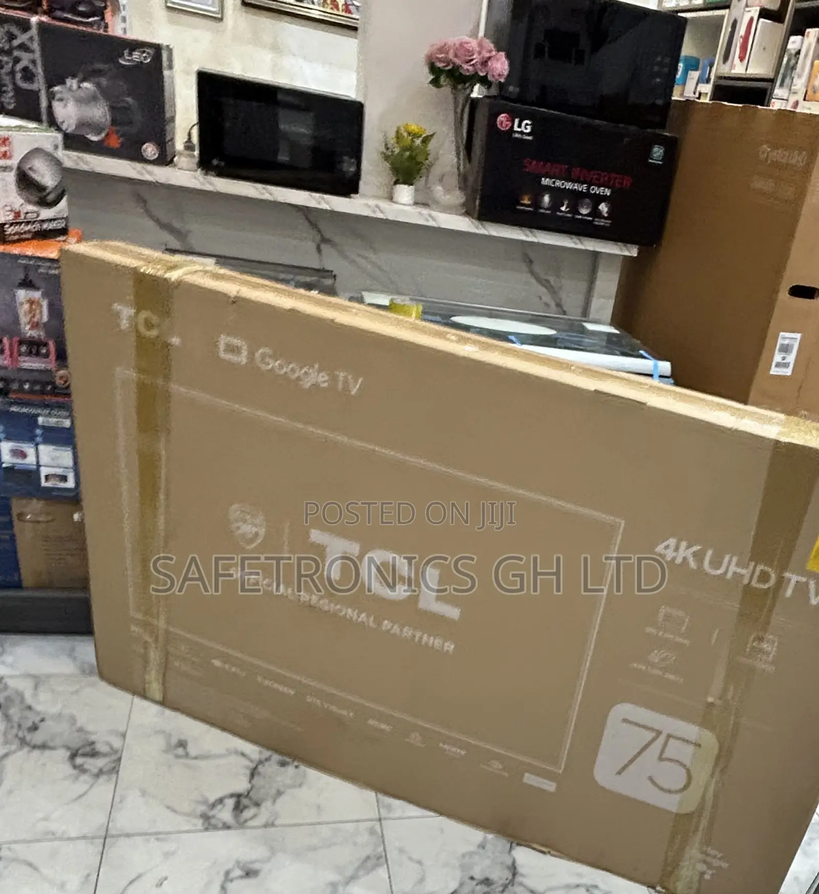 Exclusive New TCL P755 Led Smart Uhd Android Frameless 75 Inch Tv