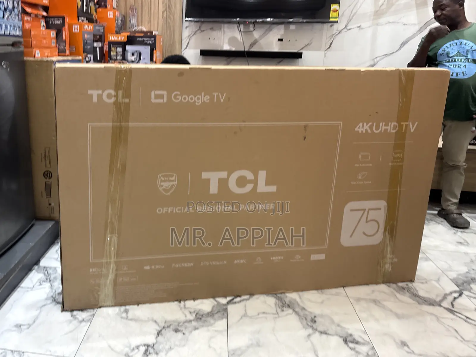 Order Authentic TCL 75 “ Android Smart Television 