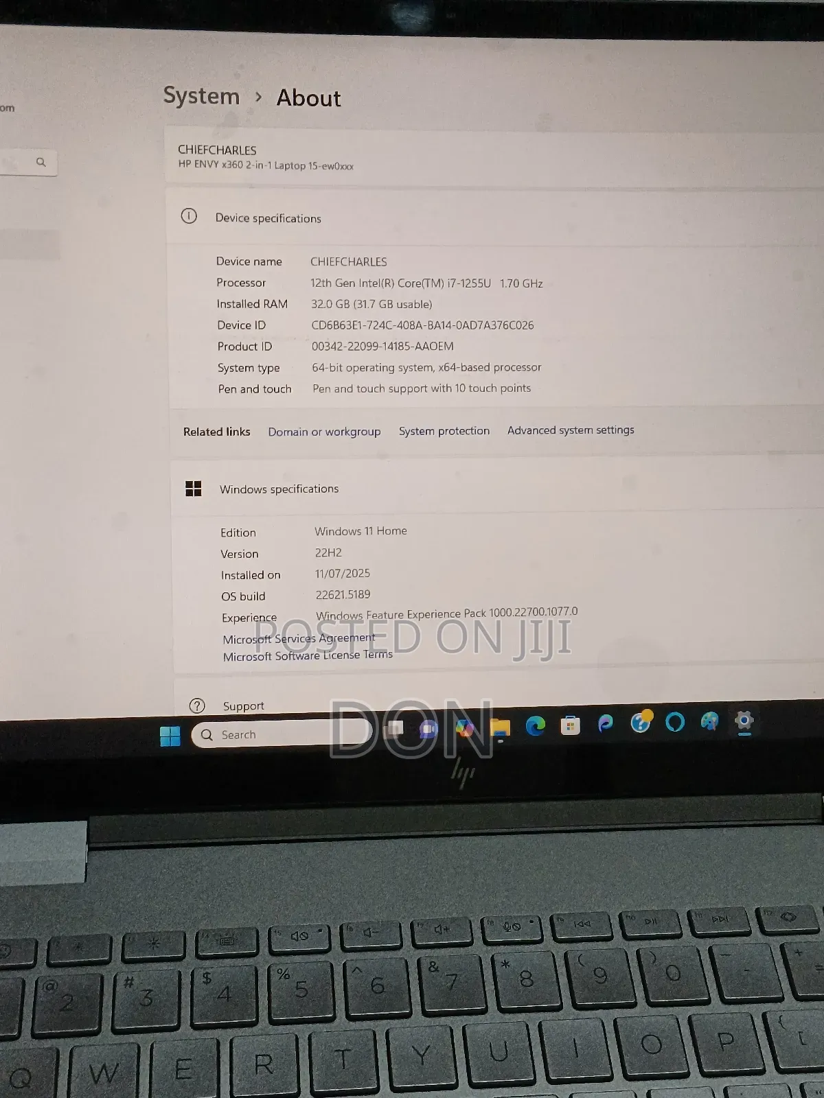 Laptop HP Envy X360 32GB Intel Core i7 SSD 2T