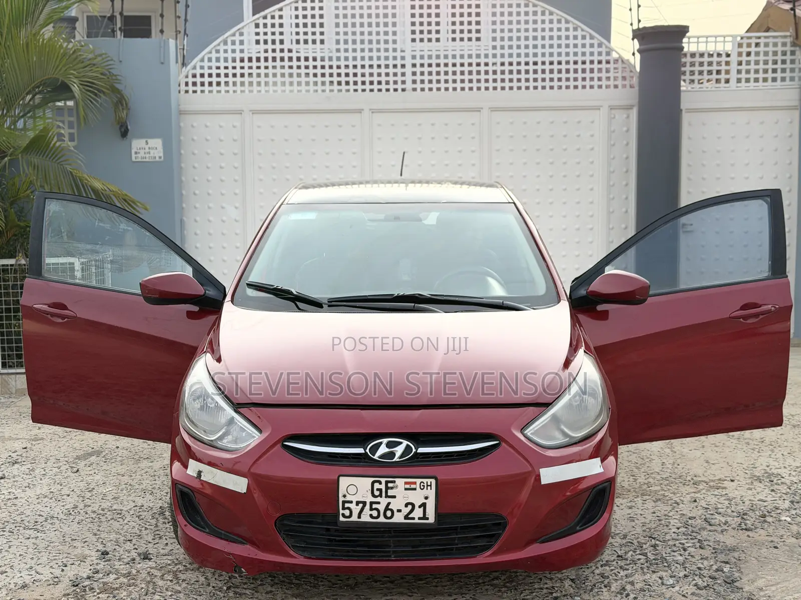 Hyundai Accent GLS 4dr Sedan (1.6L 4cyl 6A) 2015 Red