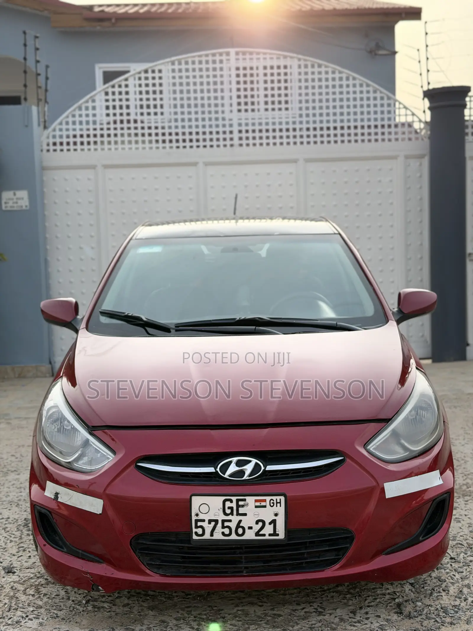 Hyundai Accent GLS 4dr Sedan (1.6L 4cyl 6A) 2015 Red