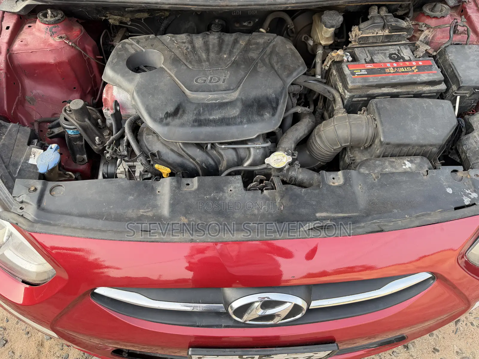 Hyundai Accent GLS 4dr Sedan (1.6L 4cyl 6A) 2015 Red