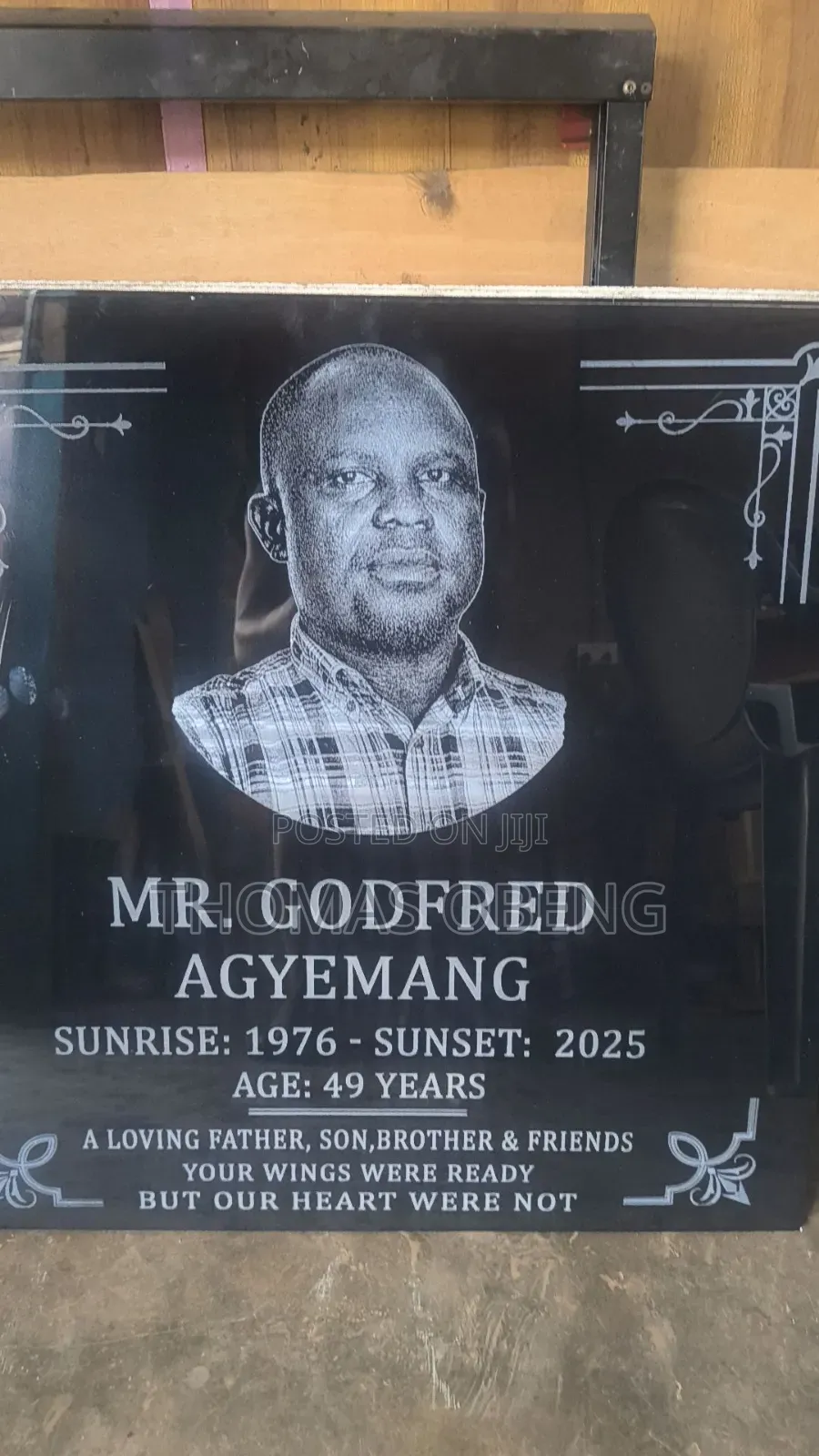 Head Stone Plaque