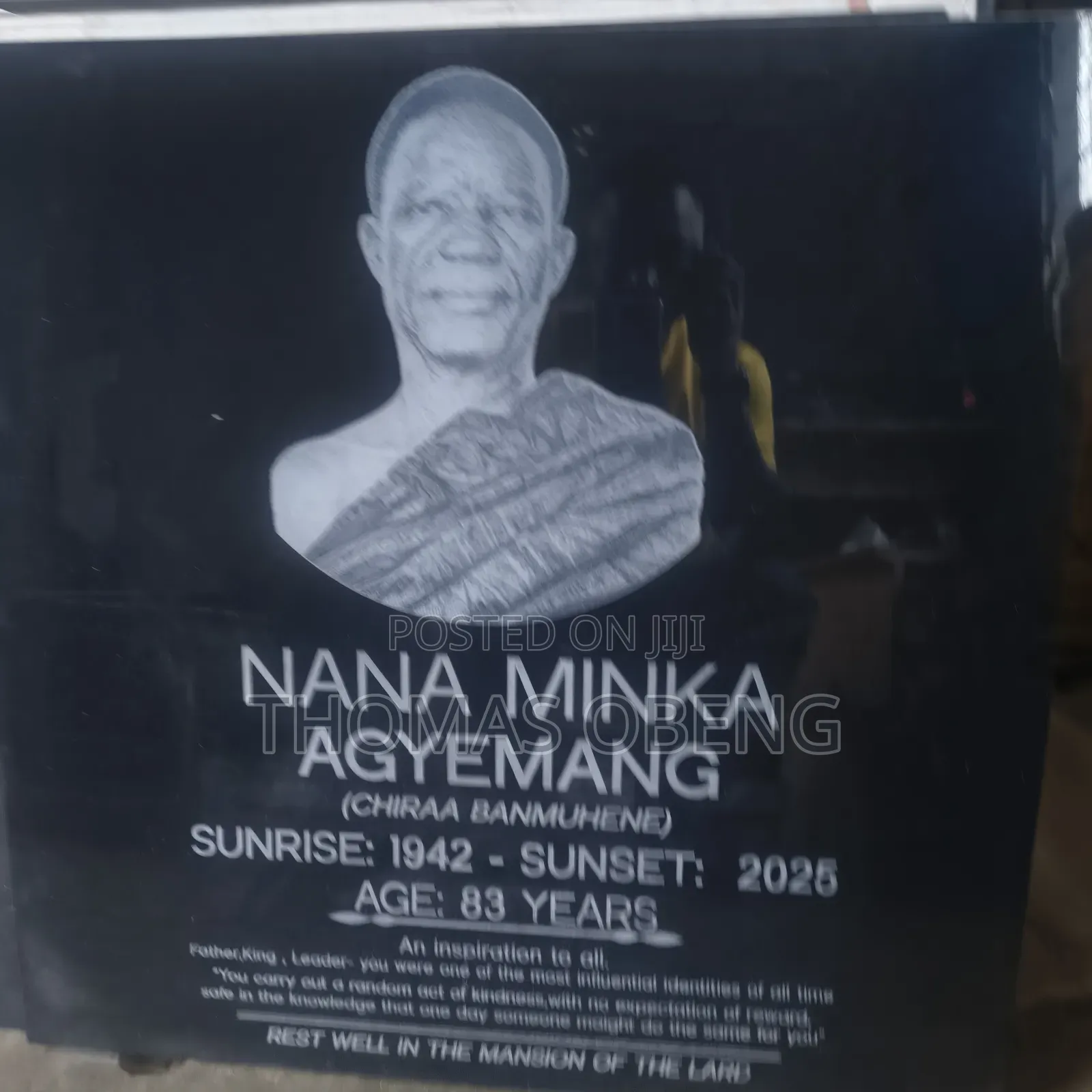 Head Stone Plaque