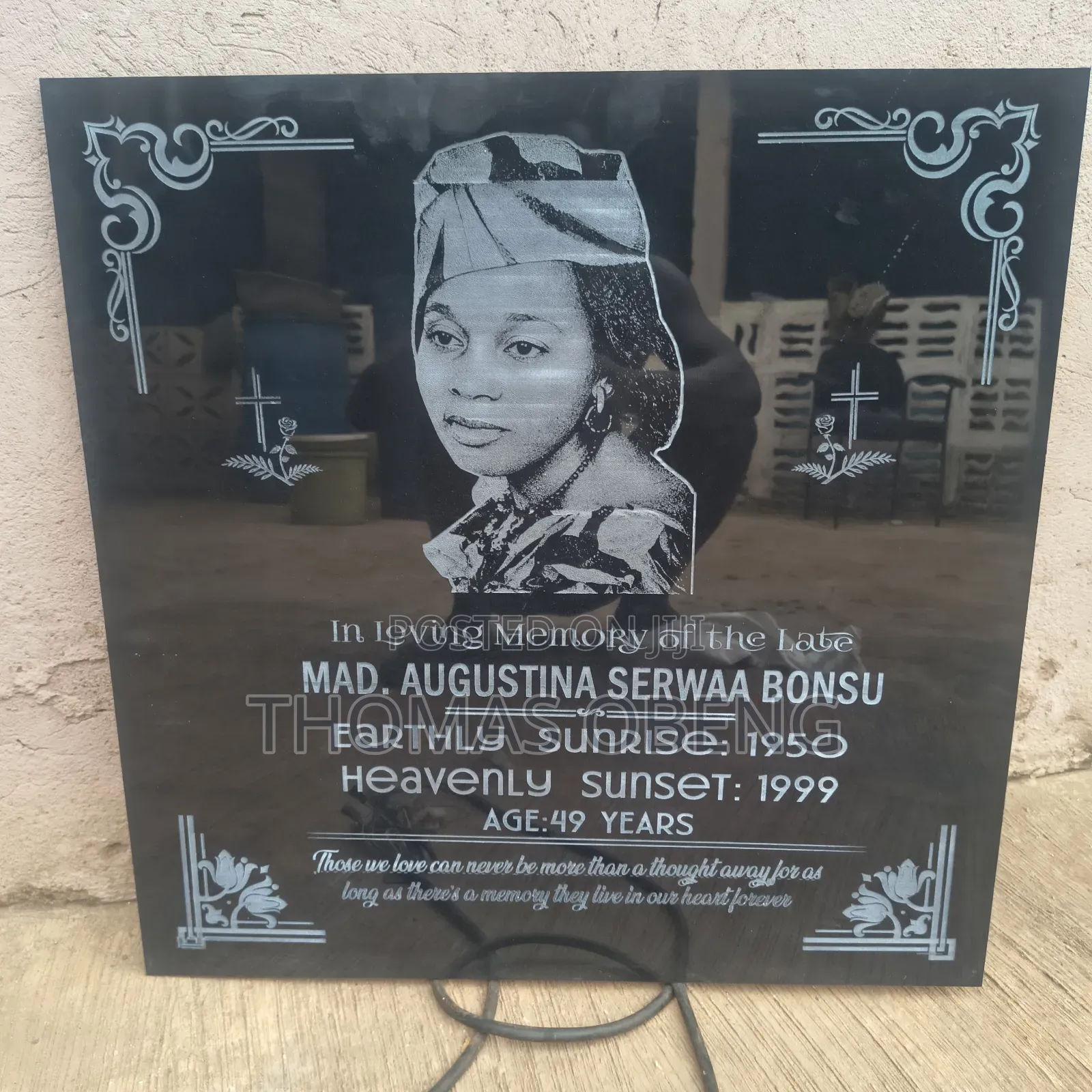 Head Stone Plaque