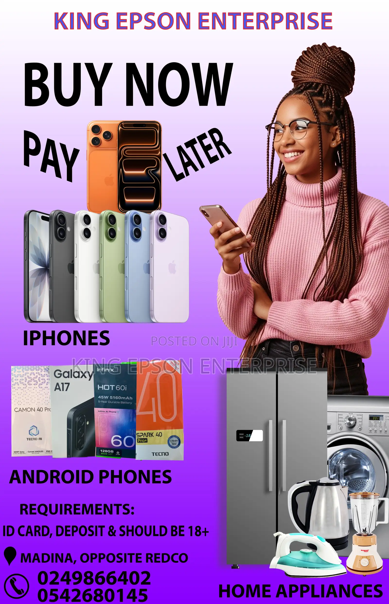 Phones and Appliances Instalment