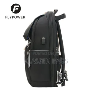 Multifunctional Good Quality Leather Backpack Laptop Bags