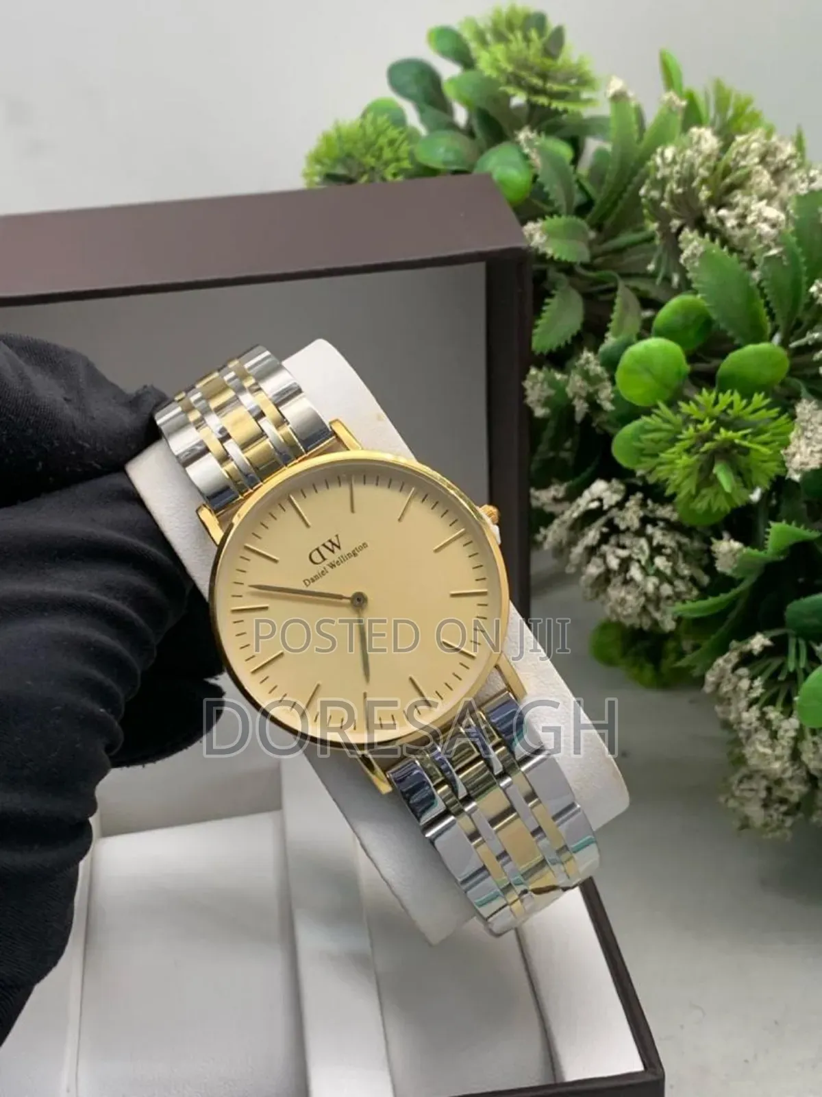 Original Daniel Wellington Metal Strap Watch–Unisex Designer Watch Gh