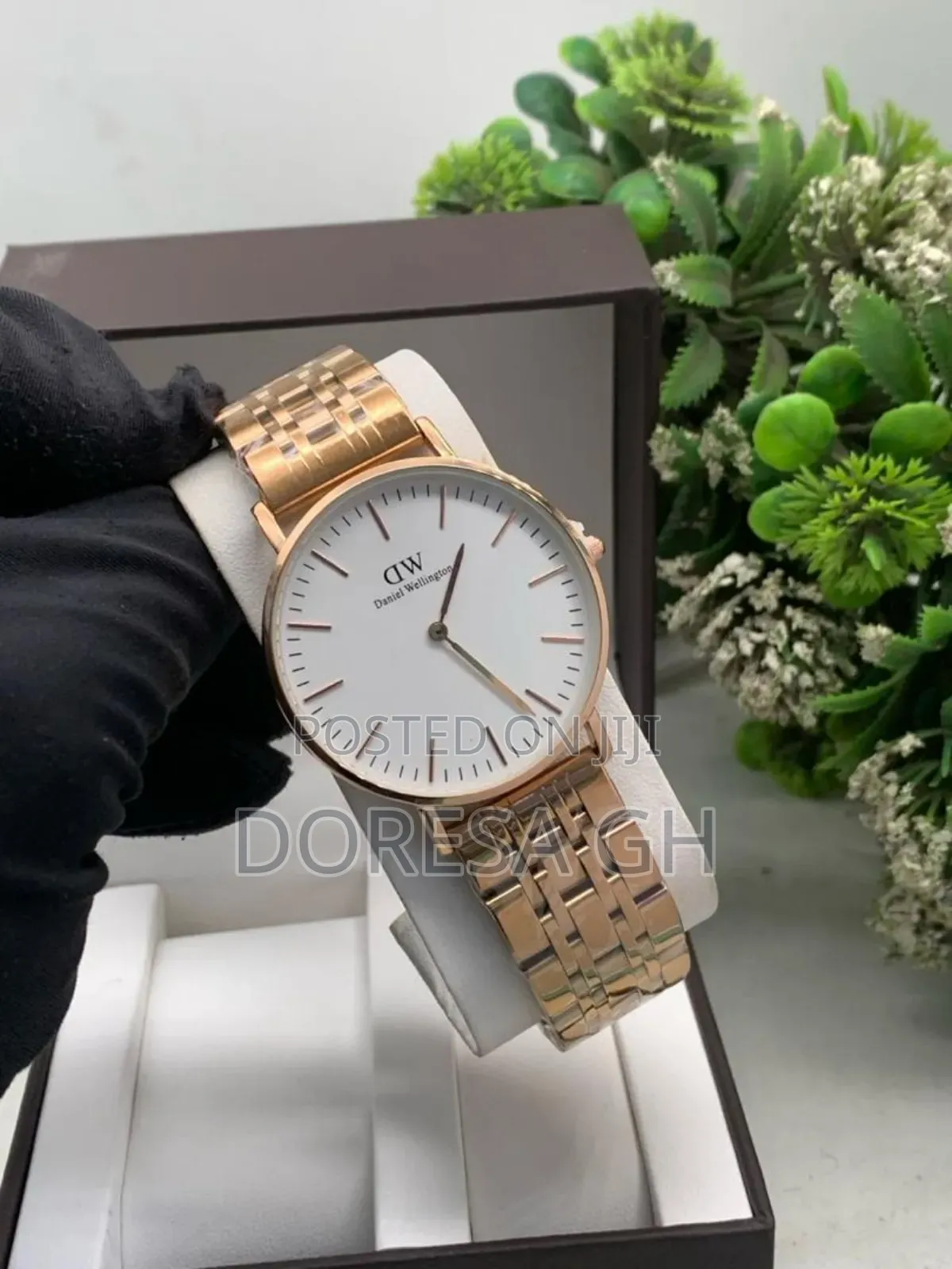 Original Daniel Wellington Metal Strap Watch–Unisex Designer Watch Gh