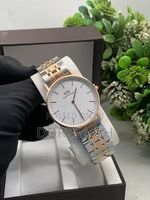 Original Daniel Wellington Metal Strap Watch–Unisex Designer Watch Gh