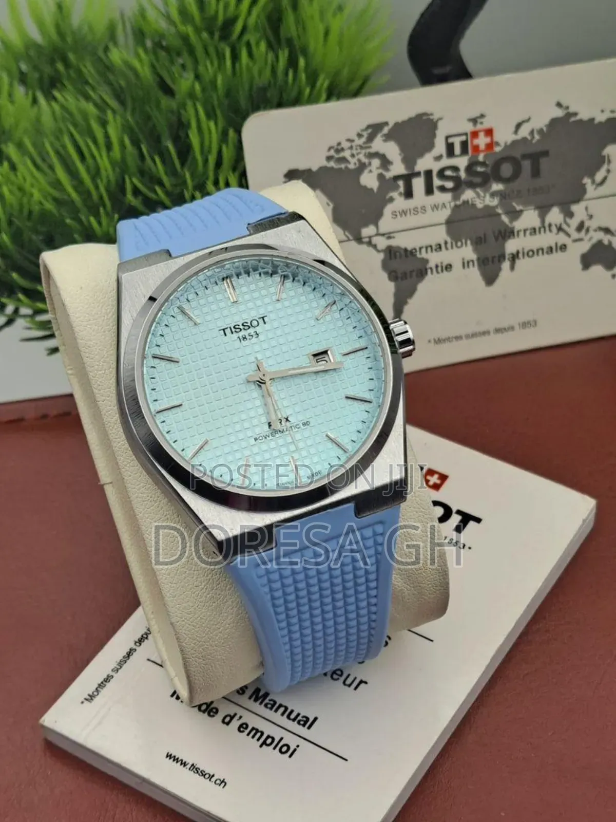 Quality Tissot Watch – Men’S Watch With Plastic Strap in Ghana