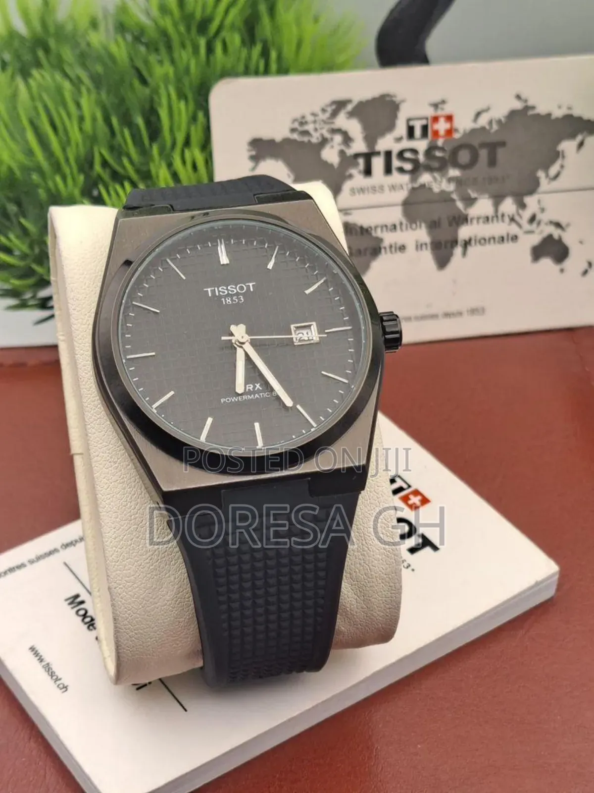 Quality Tissot Watch – Men’S Watch With Plastic Strap in Ghana