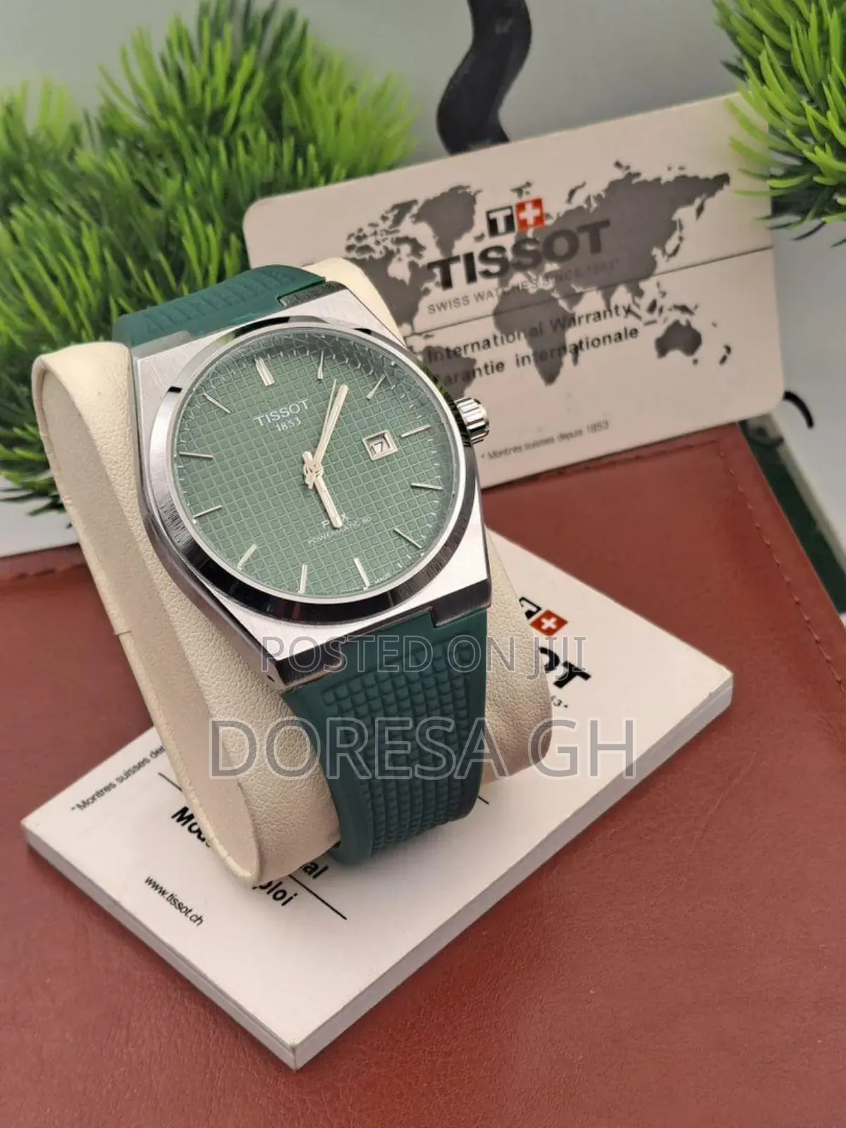 Quality Tissot Watch – Men’S Watch With Plastic Strap in Ghana