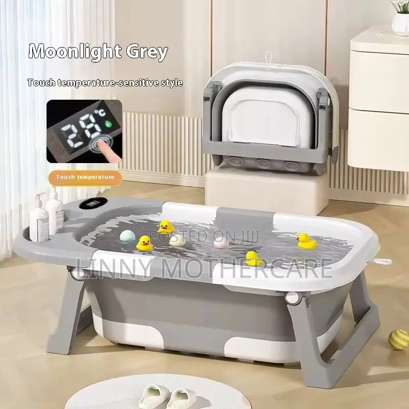 Foldable Baby Bath Tup With Temperature Display