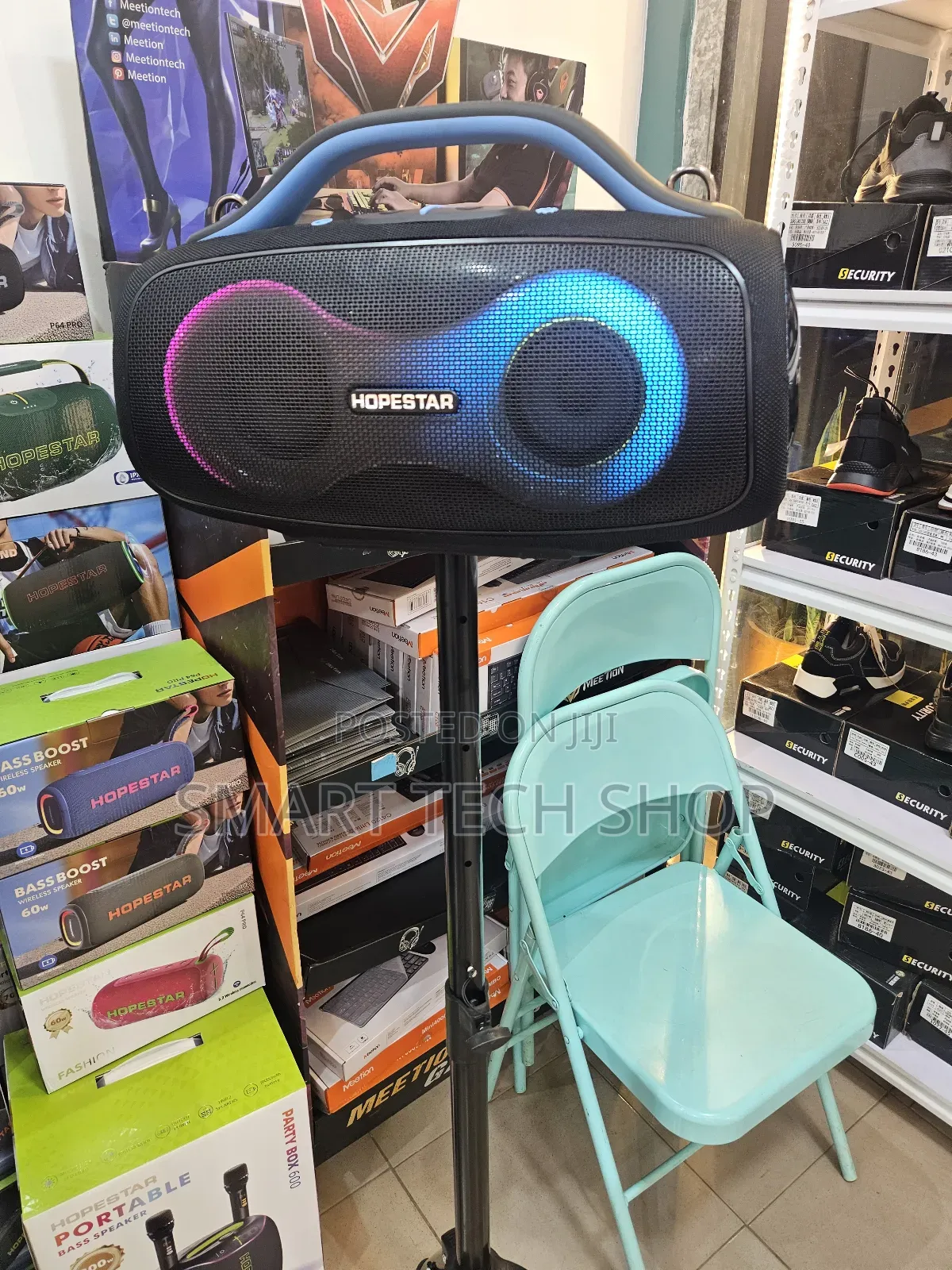 Hopestar Partybox 168 Portable Bluetooth Speaker 400w Led Light