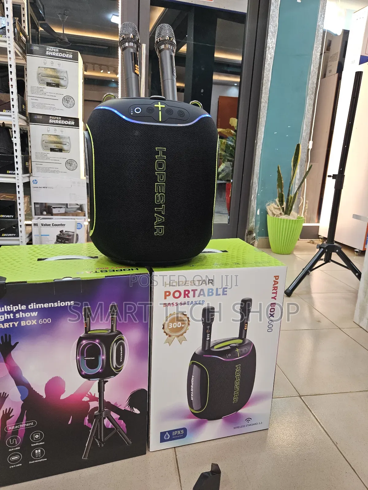 Hopestar Partybox 600. 300w 30000mah Battery Bluetooth Speaker. Ip67