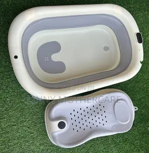 Foldable Baby Bath Tub With Bath Support/Rack