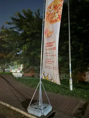 Telescopic Flag Poles Banner