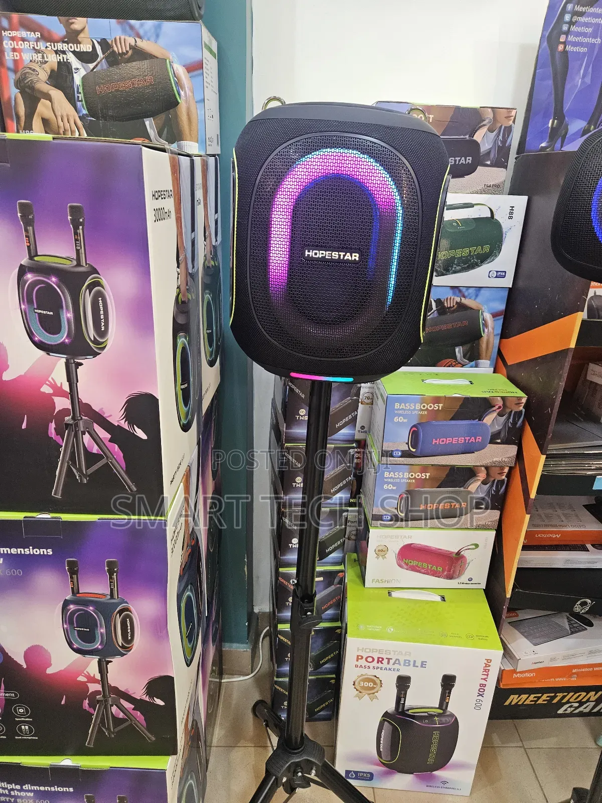 Hopestar Partybox 600. 300w 30000mah Battery Bluetooth Speaker. Ip67