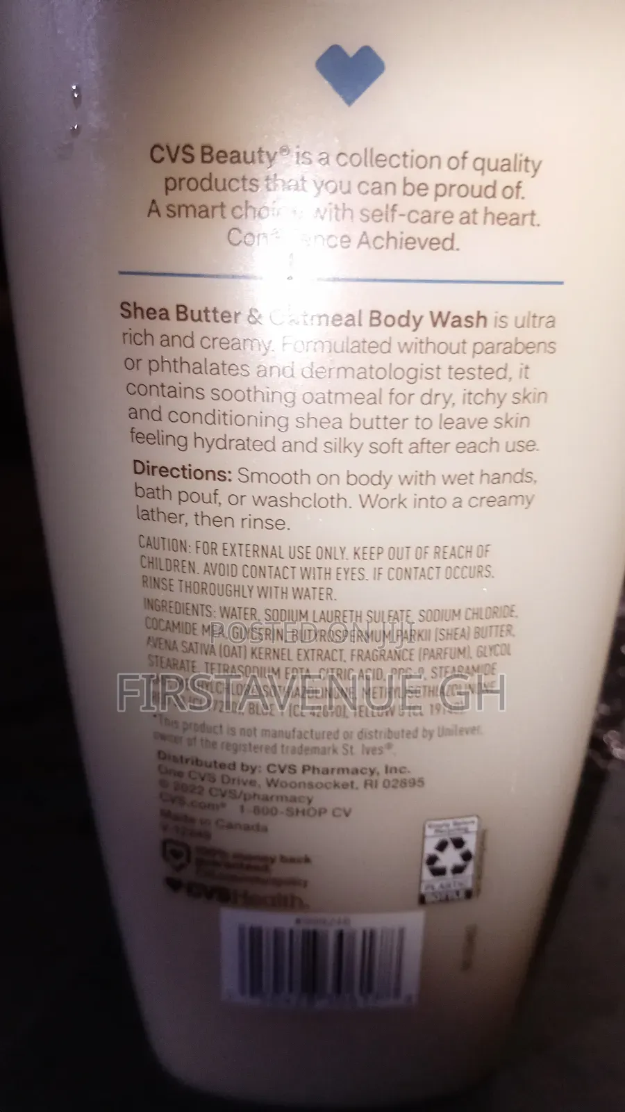 Shea Butter Oatmeal Body Wash
