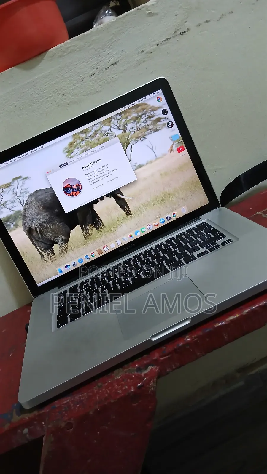 Laptop Apple MacBook Pro 6GB Intel Core i7 HDD 500GB