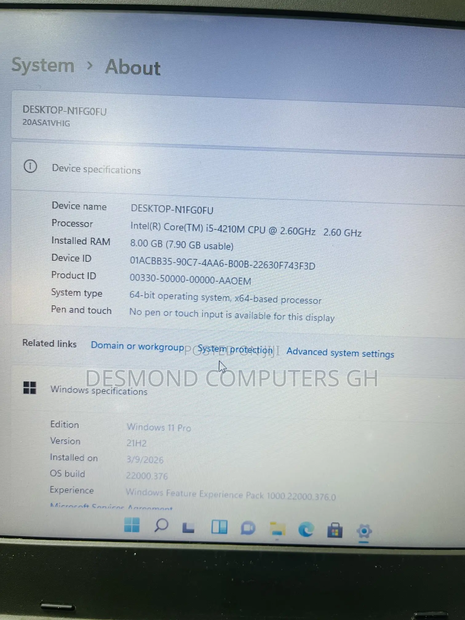 Laptop Lenovo ThinkPad L440 8GB Intel Core i5 SSD 128GB