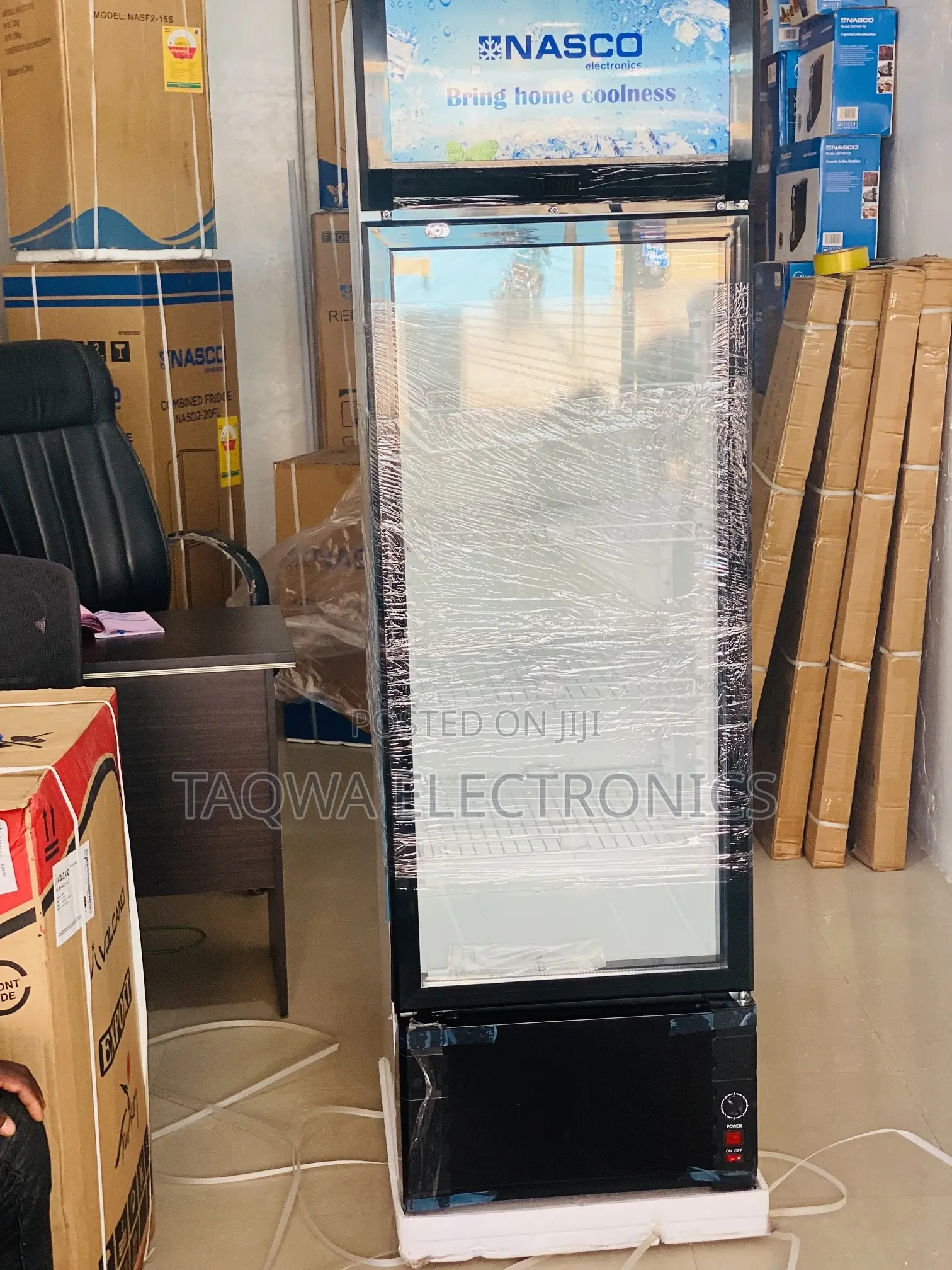 Upright Display Fridge Nasco 288l Fridge