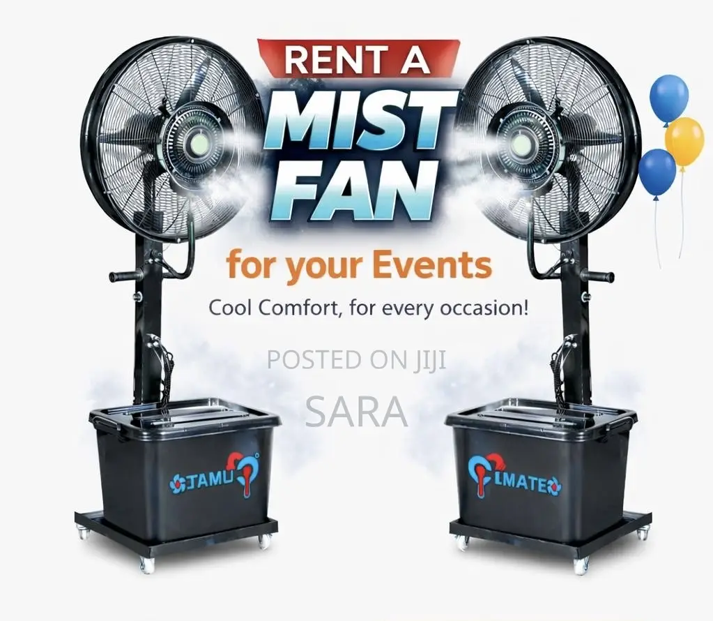 Mist Fans For Rent