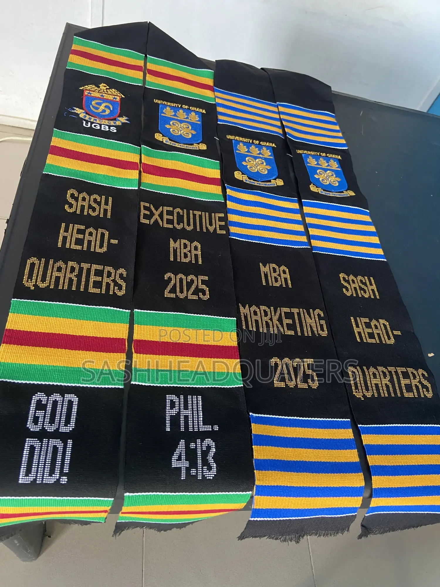Legon Handwooven Graduation Kente Sash