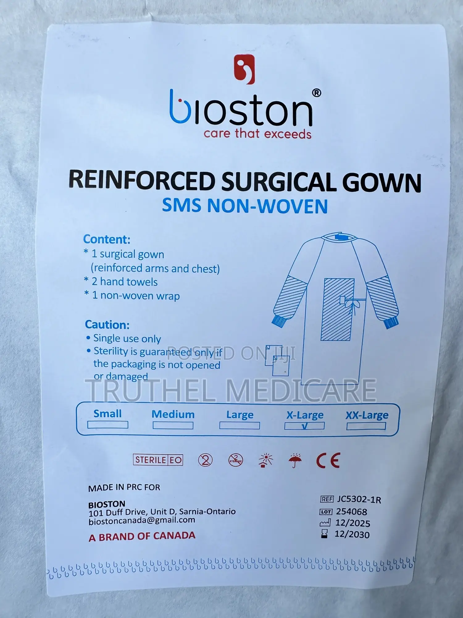 Reinforced Surgical Gown
