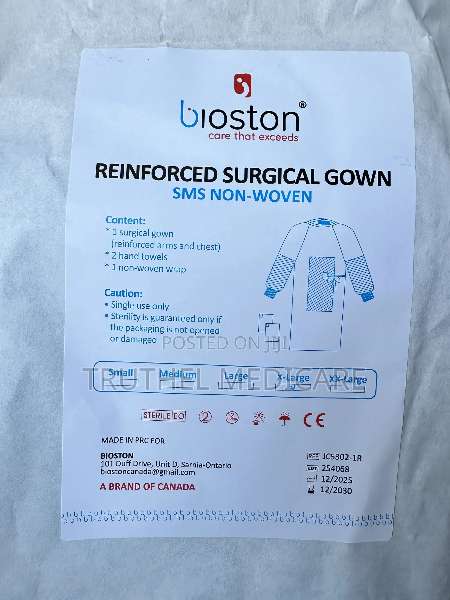 Reinforced Surgical Gown