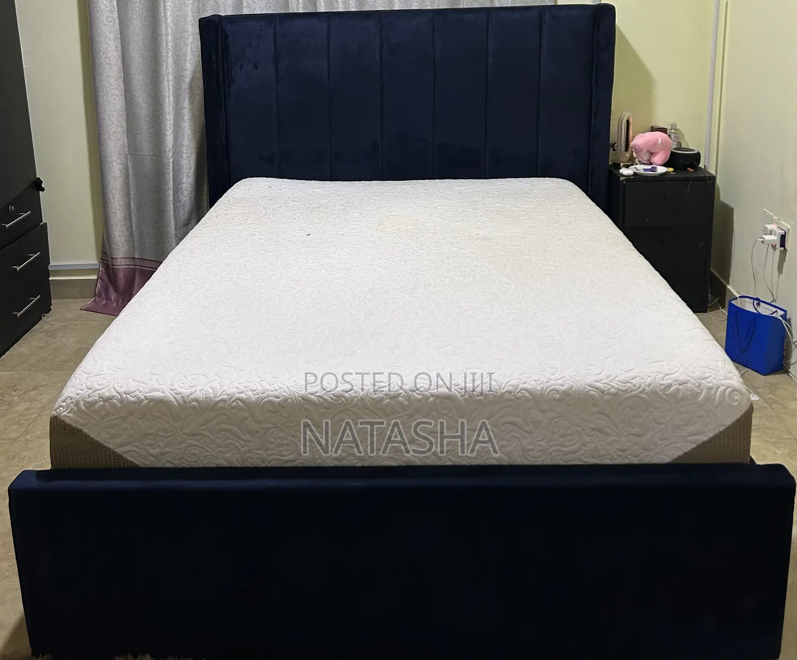 Double Bed Frame and Very Soft Mattress