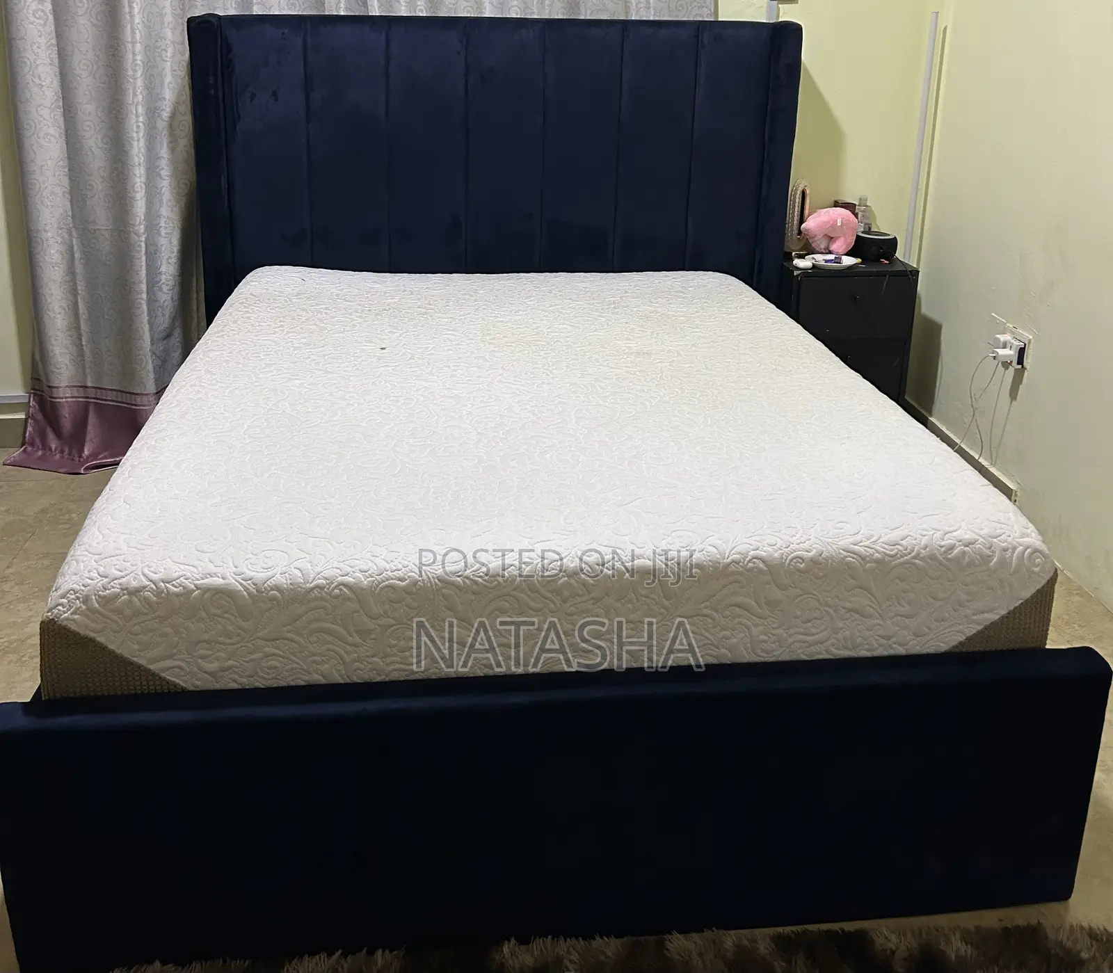 Double Bed Frame and Very Soft Mattress