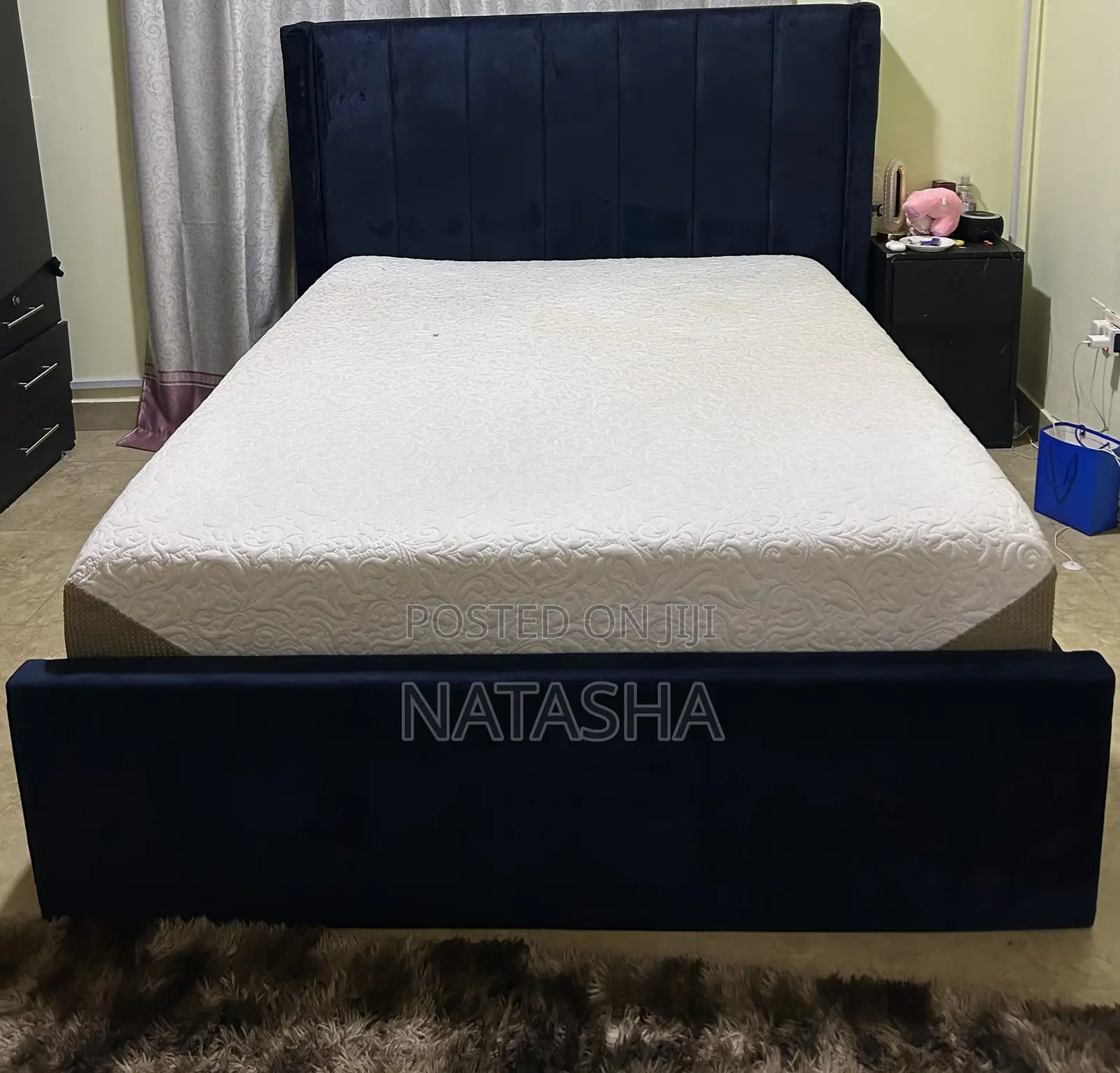 Double Bed Frame and Very Soft Mattress
