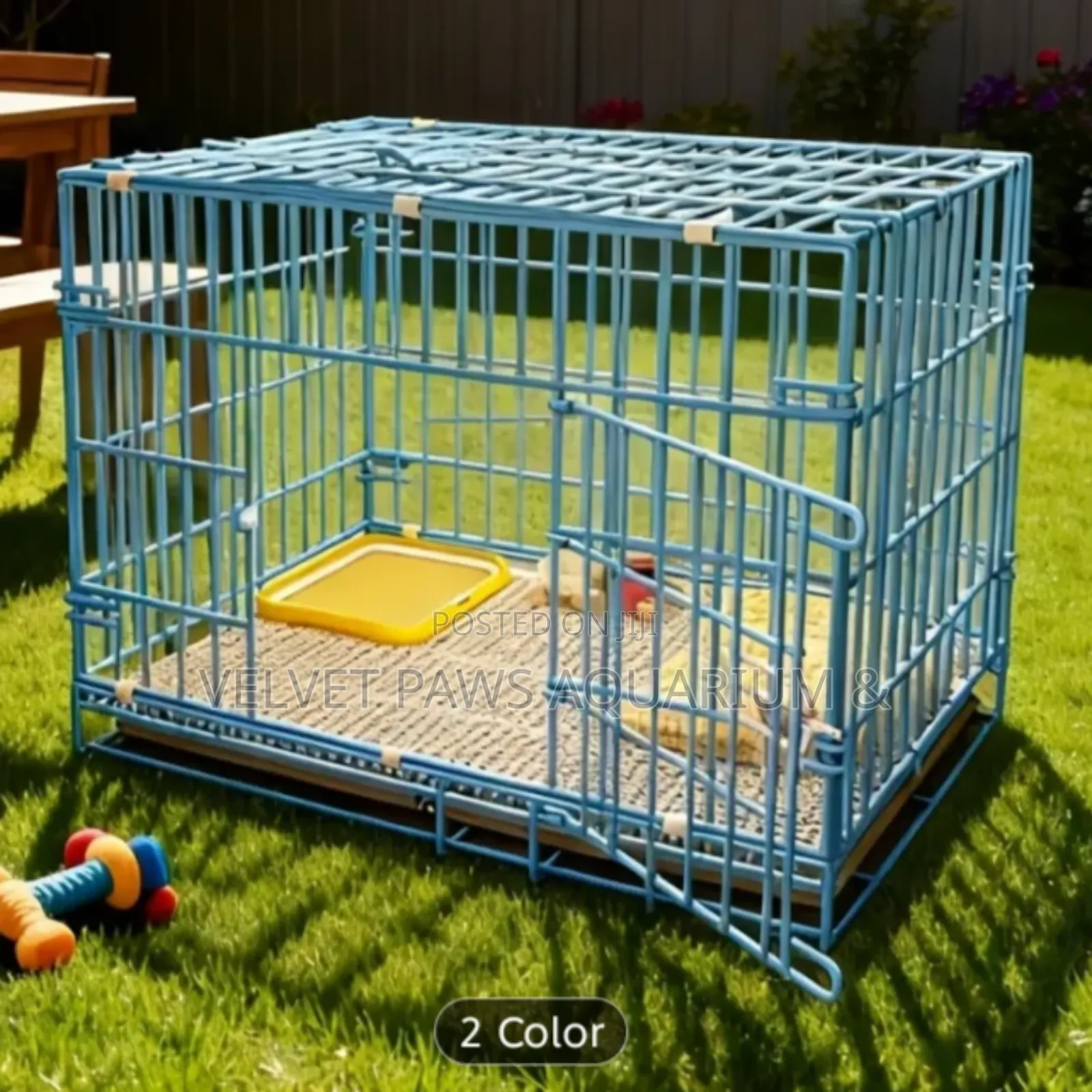 20 Inches Metallic Indoor Cage