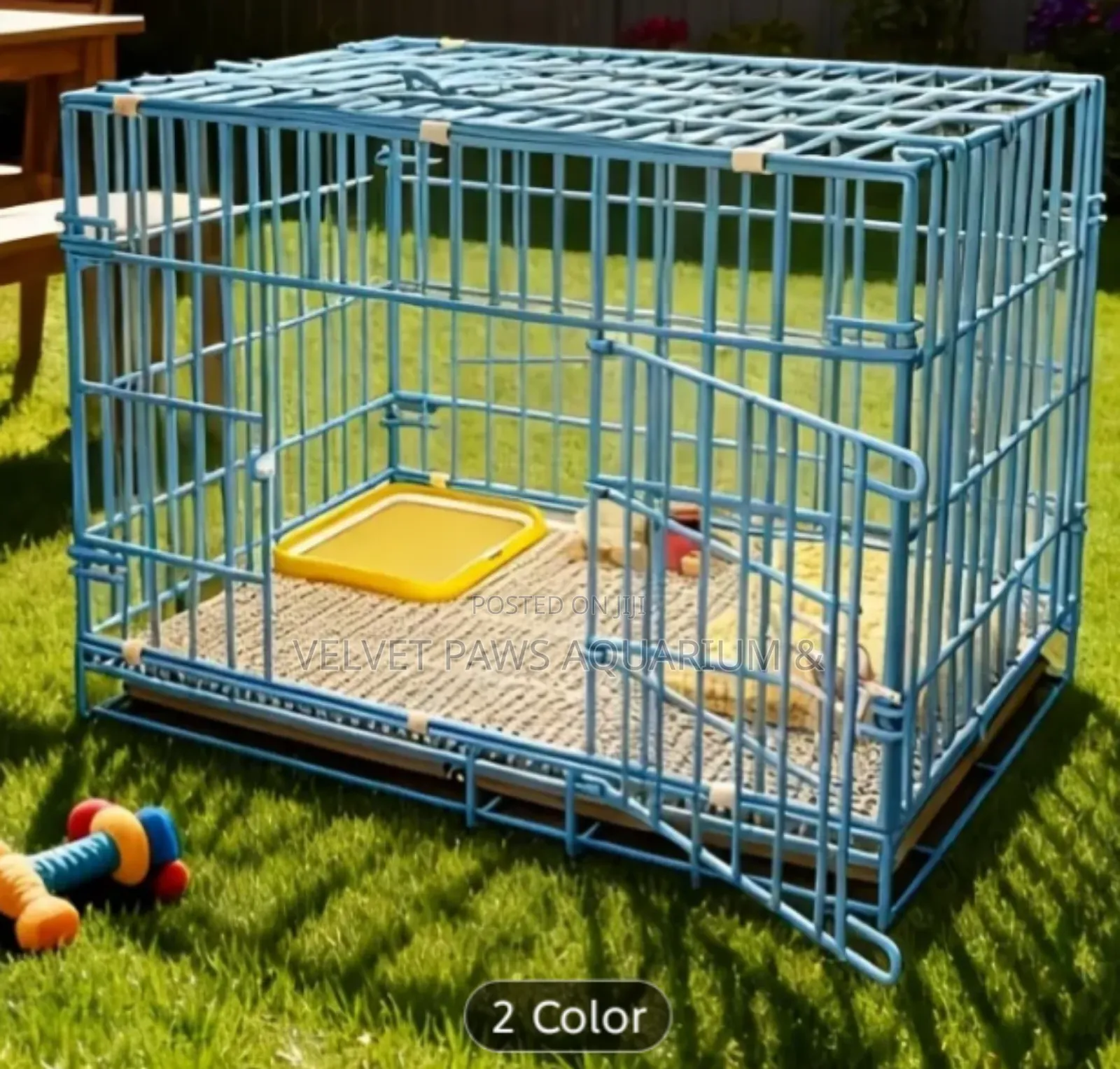 20 Inches Metallic Indoor Cage